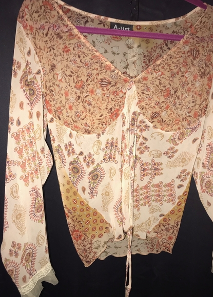 Jrs A-list skirt & peasant style top - Picture 3 of 3